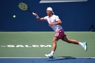Marton Fucsovics at the 2023 Winston-Salem Open.